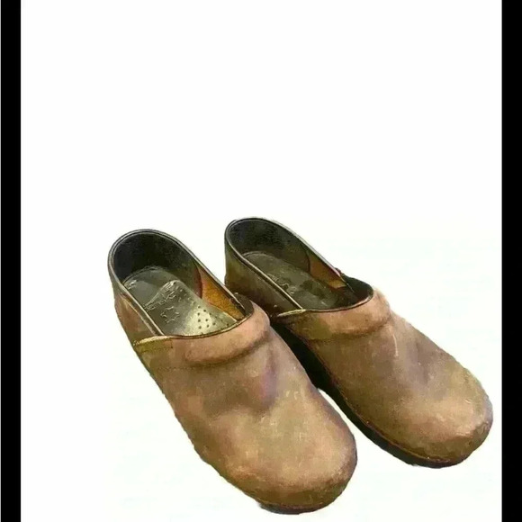 DANSKO Pita Brown Oiled Leather Clogs size 39 (9) - Picture 5 of 6